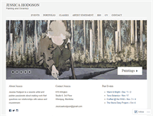 Tablet Screenshot of jessicahodgsonceramics.com